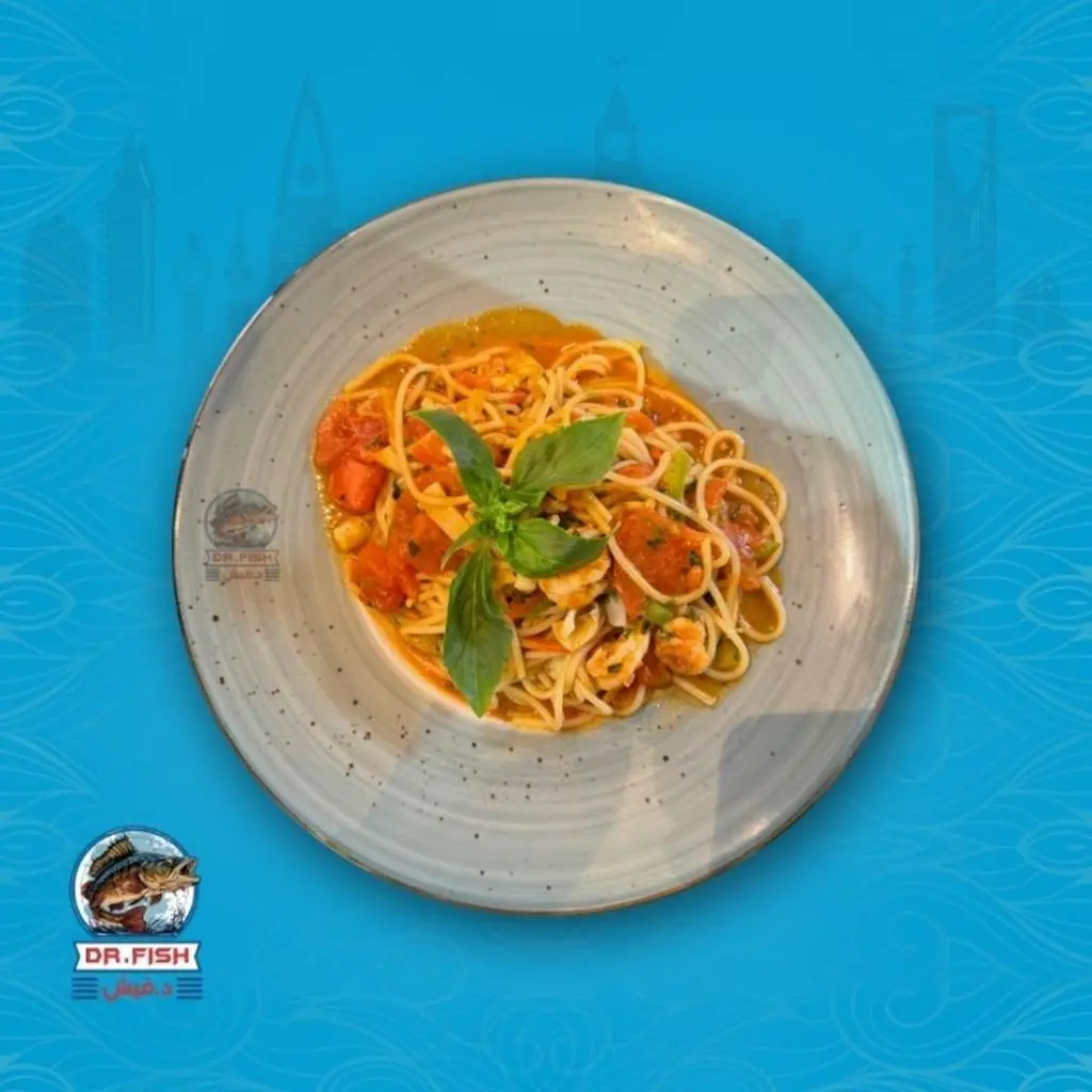 Seafood Spaghetti Pasta with Red Sauce